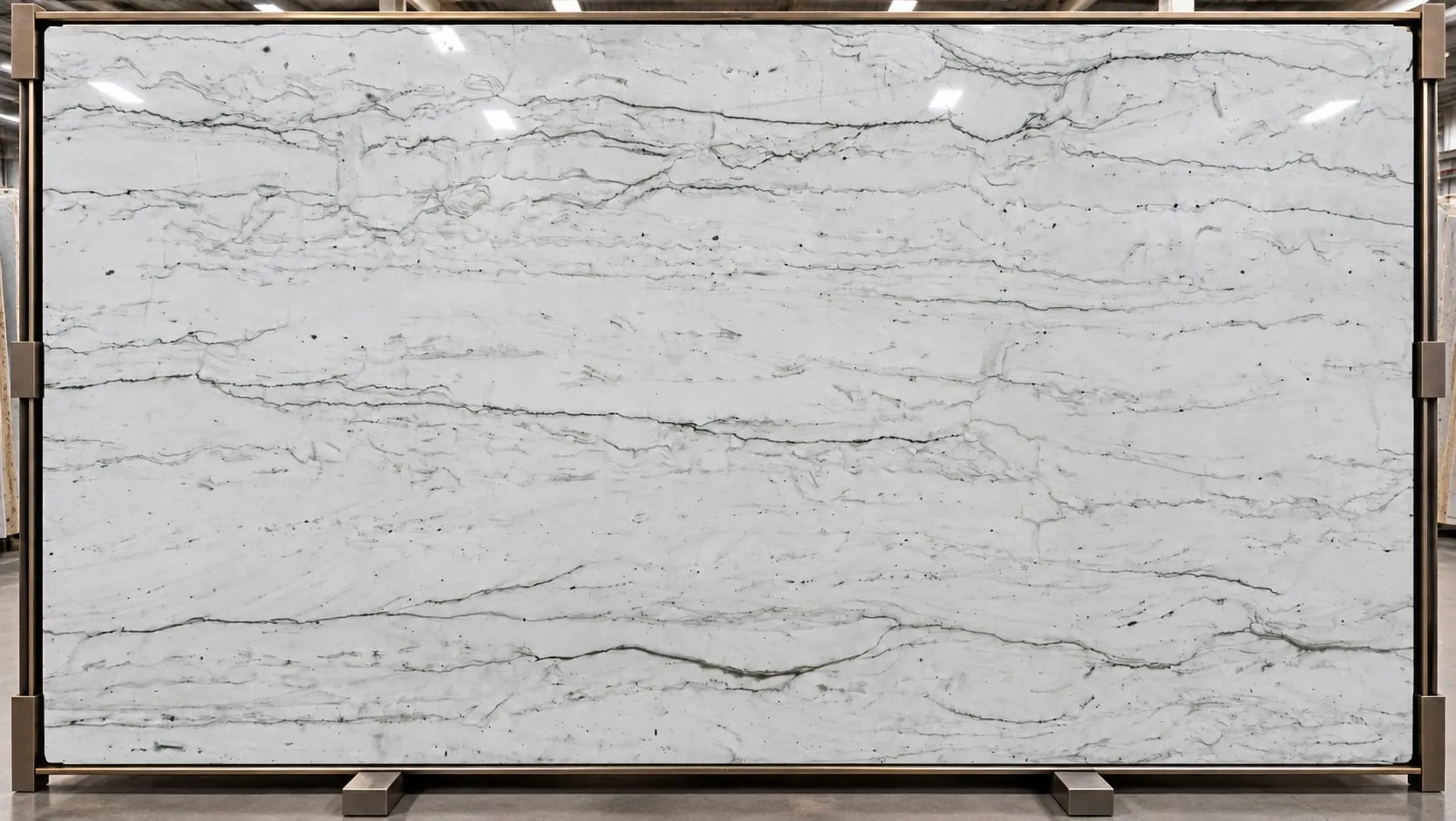 Arenas White quartzite slab