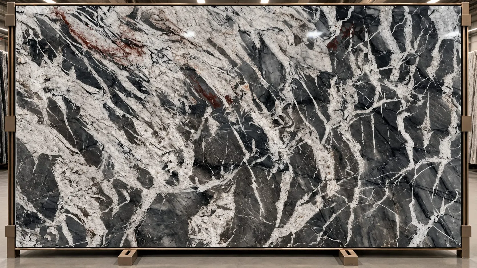 Azulli Crystal quartzite slab