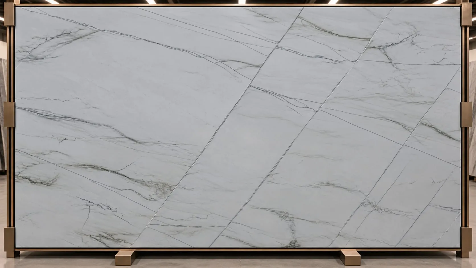 Bianco Superiore quartzite slab