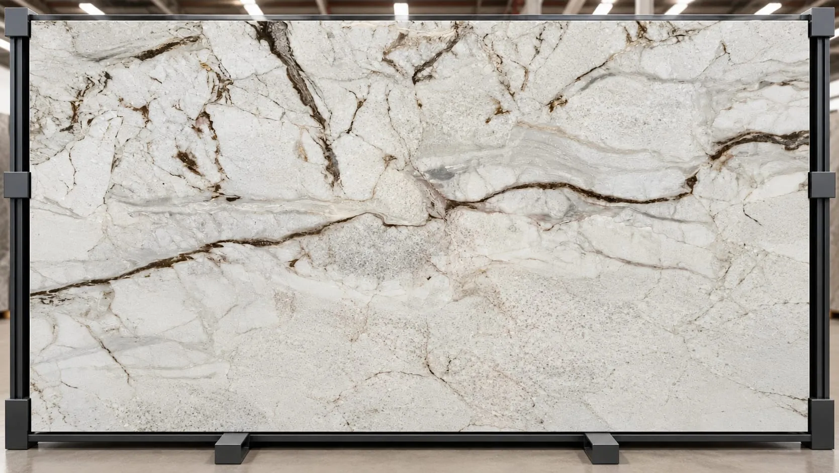 Calacatta Botticelli quartzite slab