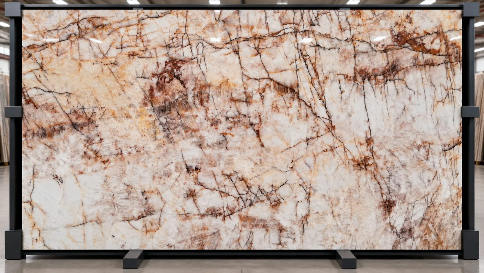 Cristallo Forest quartzite slab