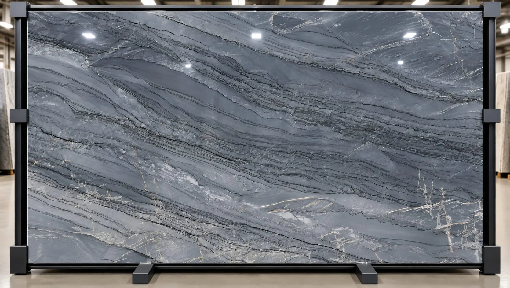 Deep Pearl quartzite slab
