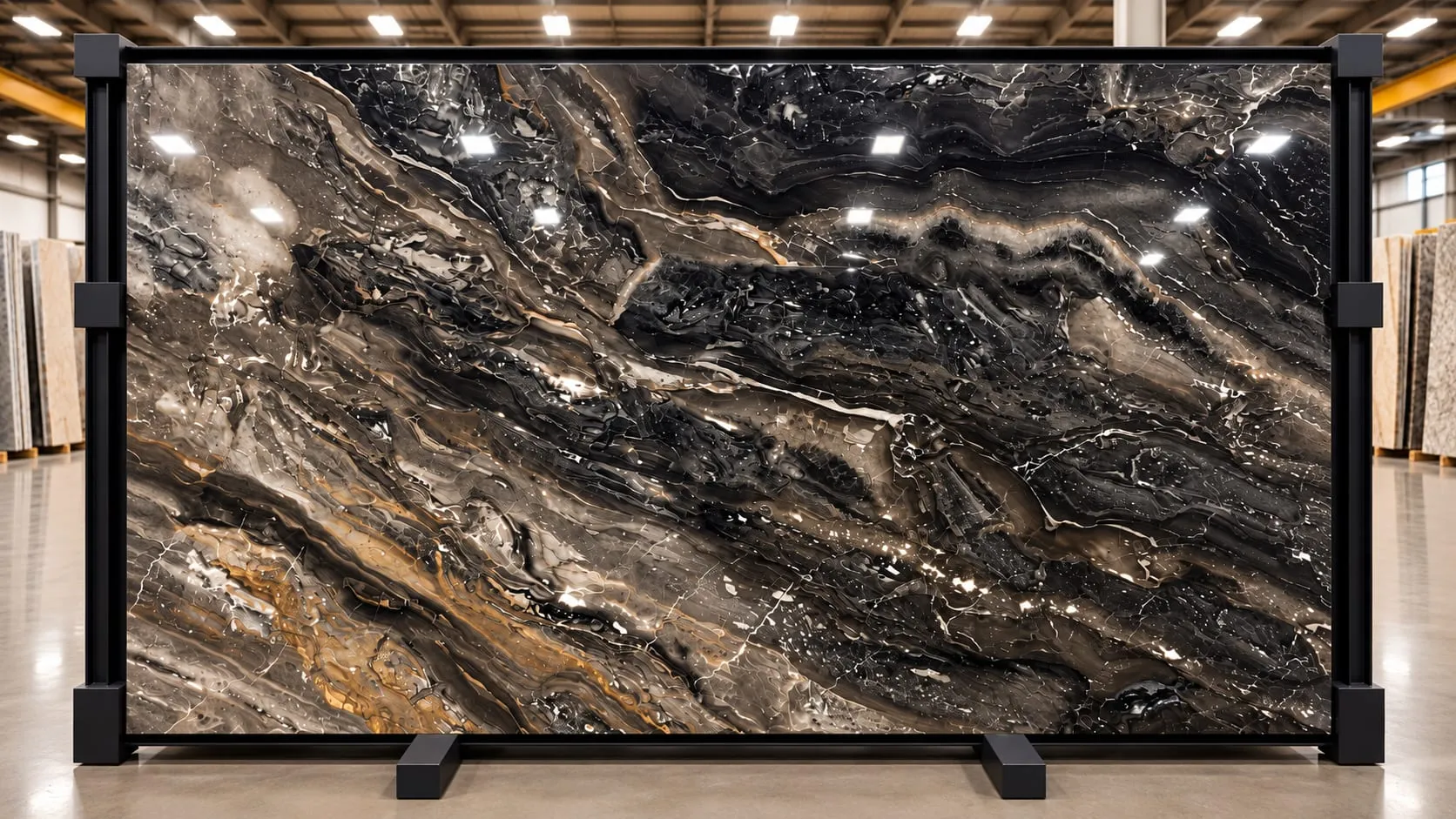 Grigio Orobico marble slab