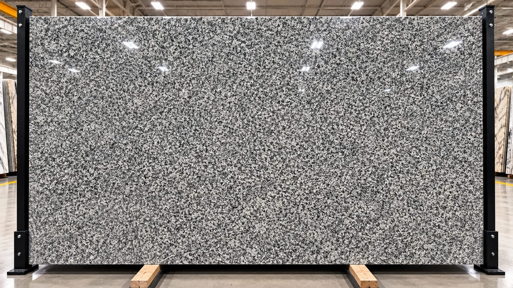 Silver Pearl granite slab