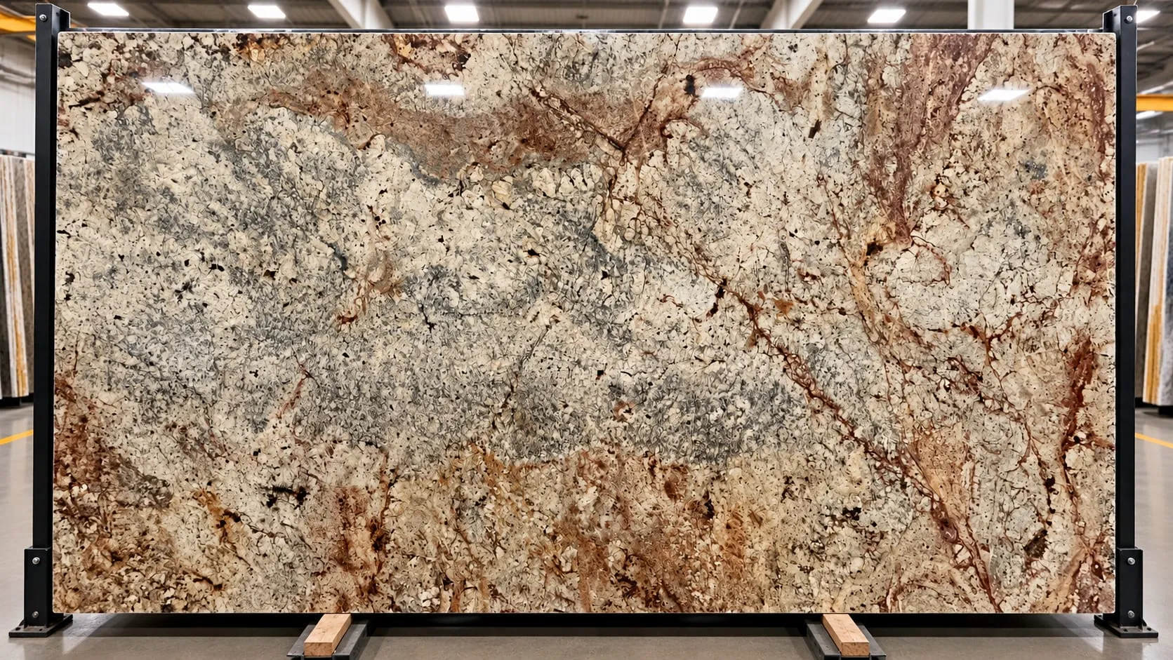 Typhoon Bordeaux granite slab